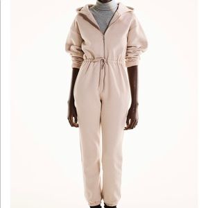 Hooded Sweatshirt Jumpsuit